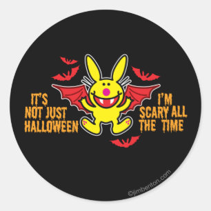 Sticker Rond Ce n'est pas seulement Halloween