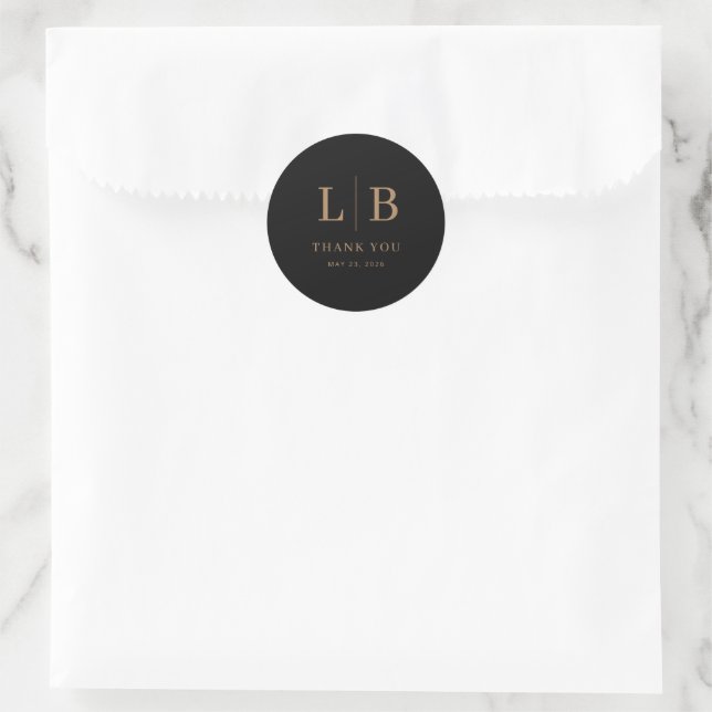 Sticker Rond Celestial Romance Wedding (Sac)