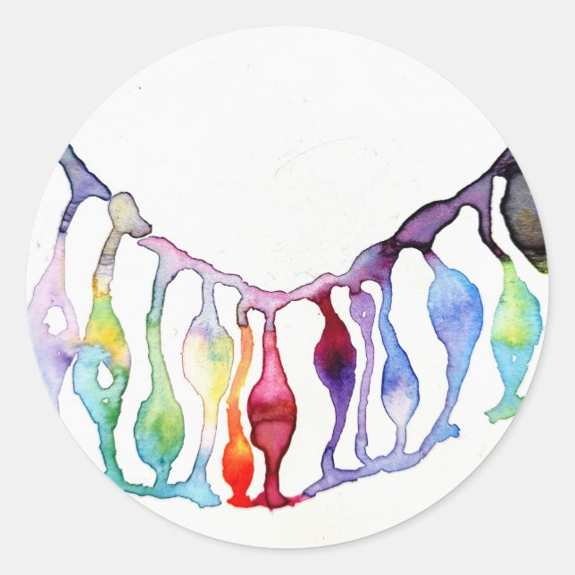 Sticker Rond Cellules souches neuronales (Devant)