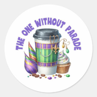 Sticker Rond Celui sans défilé