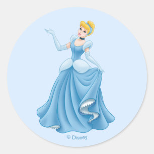 Sticker Rond Cendrillon