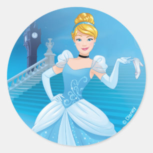 Sticker Rond Cendrillon  Express-toi