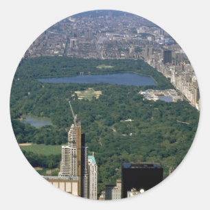 Sticker Rond Central Park des sud, New York City, Etats-Unis