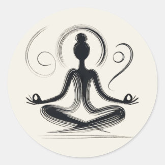 Sticker Rond Centré