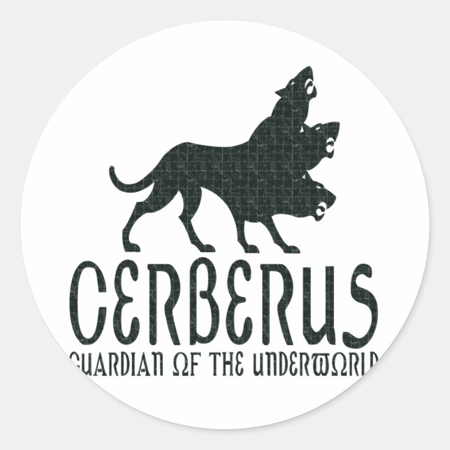 Sticker Rond Cerberus (Devant)