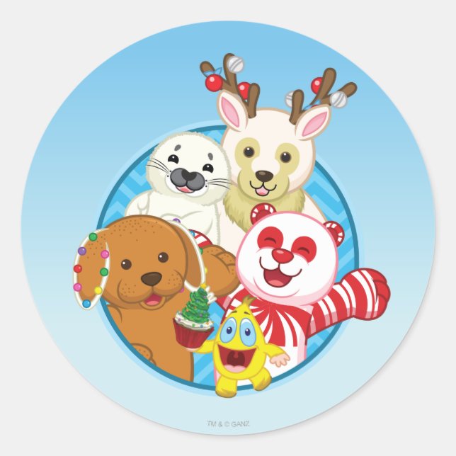 Sticker Rond Cercle des amis (Devant)