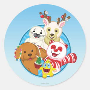 Sticker Rond Cercle des amis
