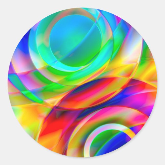 Sticker Rond Cercle Frenzy (Devant)