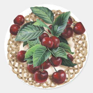 Sticker Rond Cercle naturel noeud celtique avec l'oeuvre de cer