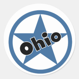 Sticker Rond Cercle Ohio