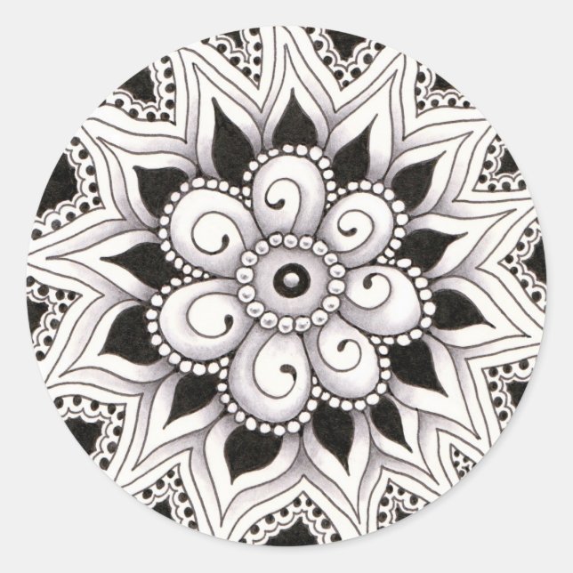 Sticker Rond Cercle trois (Devant)