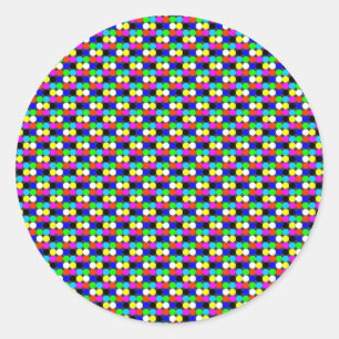 Sticker Rond cercles de couleur As