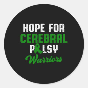Sticker Rond Cérébral Palsy Cp Sensibilisation Espérance Guerri