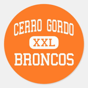Sticker Rond Cerro Gordo - Broncos - High - Cerro Gordo