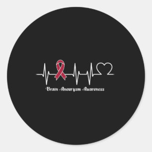 Sticker Rond Cerveau Aneurysme guerrier