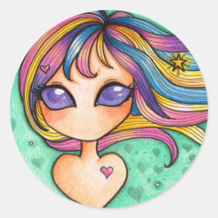 Sticker Rond Ces rêves