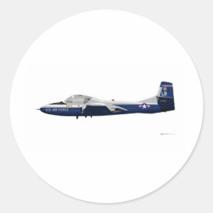 Sticker Rond Cessna T-37 Dragonfly 68902