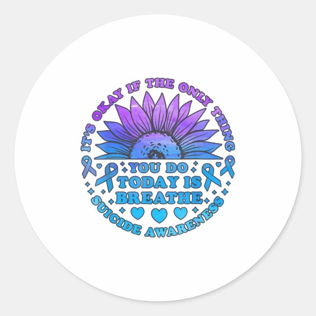 Sticker Rond C'Est Bon Si Seulement Ce Que Vous Faites Est Resp (Devant)