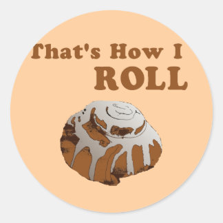 Sticker Rond C'est comme ça que je roule