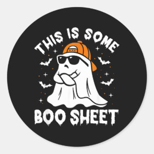 Sticker Rond C'est du papier de Boo pour hommes femmes drôle fa