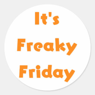 Sticker Rond C'est Freaky Friday