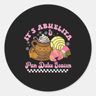Sticker Rond C'est la saison d'Abuelita & Pan Dulce du Choc