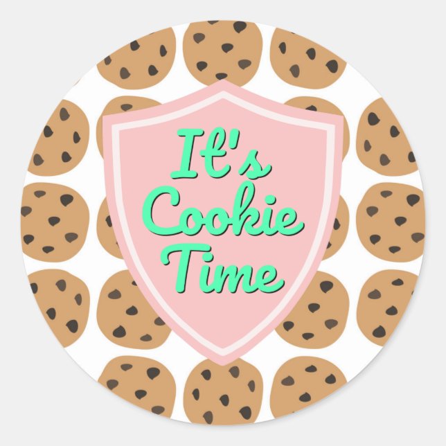 Sticker Rond C'est l'heure du cookie Troop Beverly Hills (Devant)