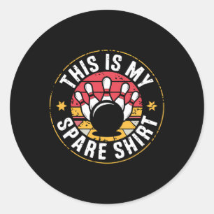 Sticker Rond C'Est Mon Bowling Spare - Drôle Bowler Team Pour M