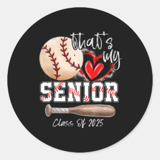 Sticker Rond C'est mon Cl senior de 2025 Graduation Me