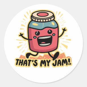 Sticker Rond C'est My Jam !