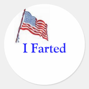 Sticker Rond C'est un devoir américain