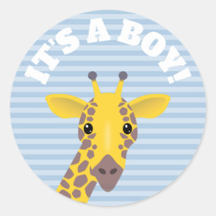 Sticker Rond C'est un garçon