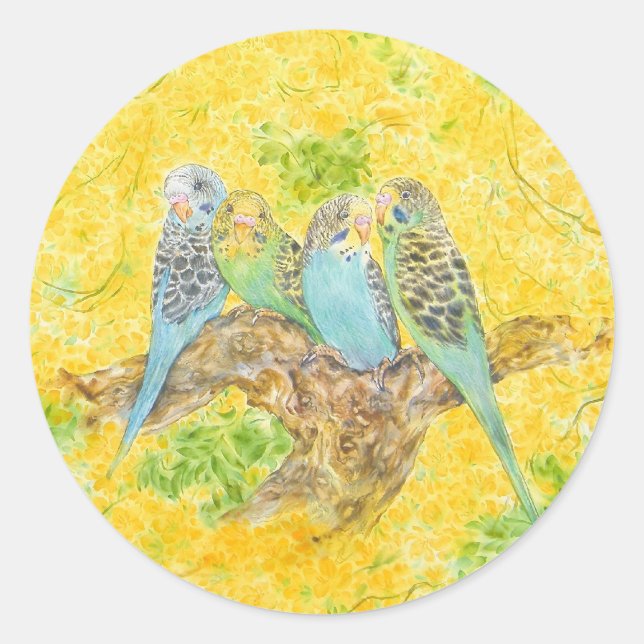 Sticker Rond C'est un monde magnifique (Devant)