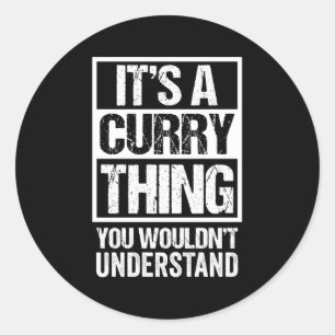 Sticker Rond C'Est Une Chose Curry Que Vous Ne Comprendriez Pas