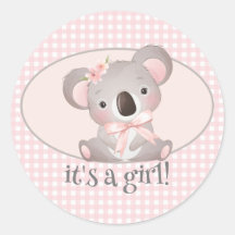 C'est une fille Baby Shower, Sceaux d'enveloppe ro