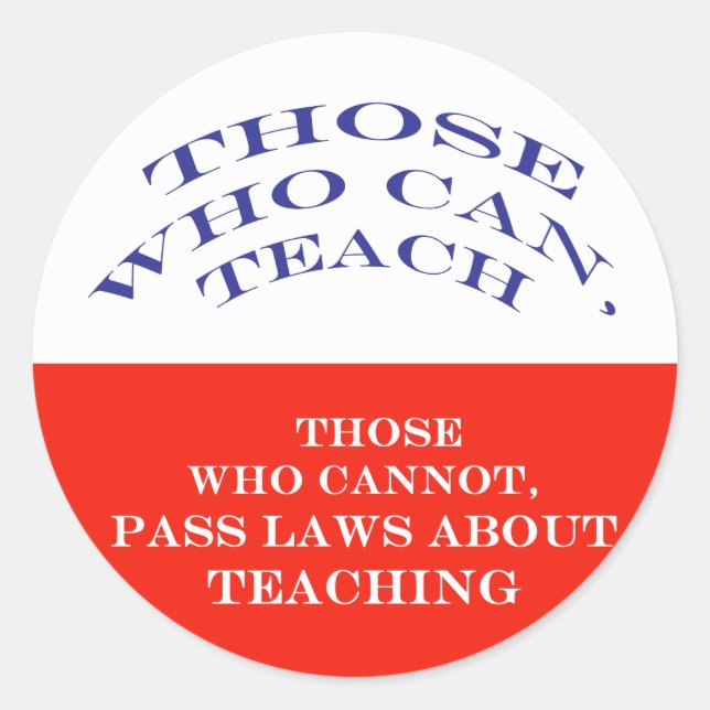 Sticker Rond Ceux qui peuvent (Devant)