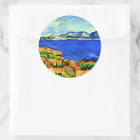 Cezanne - Golfe de Marseille, œuvre d'art populair