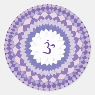 Sticker Rond Chakra mandala