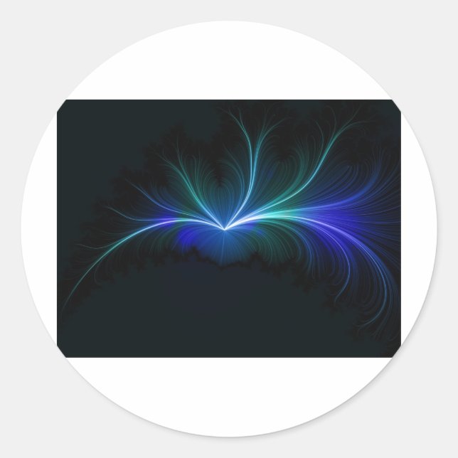 Sticker Rond champ magnétique .. ou quelque chose... lol (Devant)