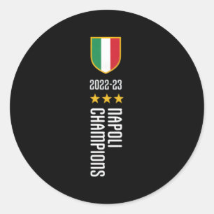 Sticker Rond Champions Napoli 2022-2023
