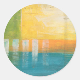 Sticker Rond Champs Citrus I