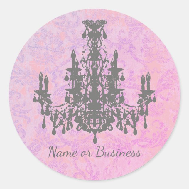 Sticker Rond Chandelier de coco - CHANGER DE COULEUR / FORME /  (Devant)