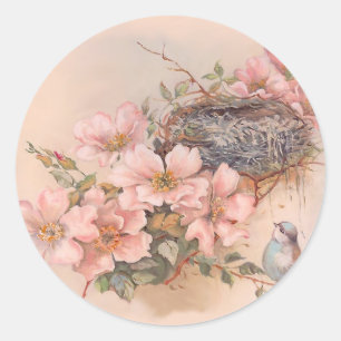 Sticker Rond Chanson de printemps