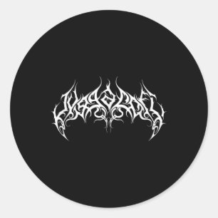 Sticker Rond Chant Pour Le Tatouage Tribal Underground_ Juggalo
