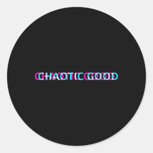 Sticker Rond Chaotique