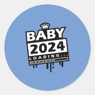 Sticker Rond Chargement Baby 2024