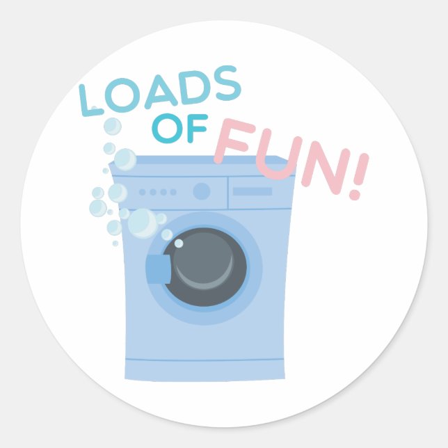 Sticker Rond Charges de plaisir (Devant)