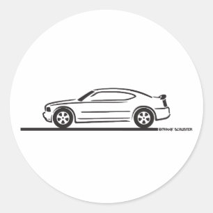 Sticker Rond Chargeur Dodge 2010
