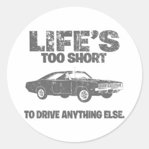 Sticker Rond Chargeur Dodge Hemi 1969