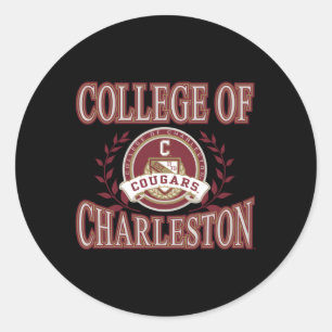 Sticker Rond Charleston Cougars Laurels